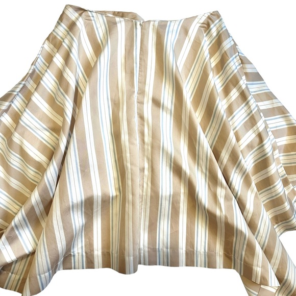 NWT Anthropologie asymmetrical wrap skirt by Maeve with stripes. - Picture 7 of 10